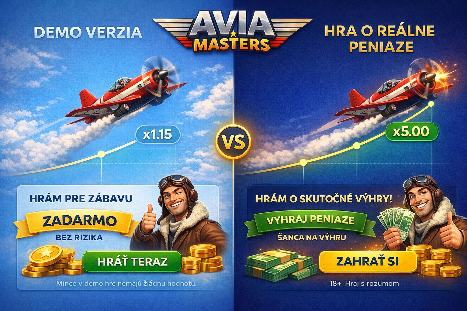 Demo verzia vs hra o reálne peniaze